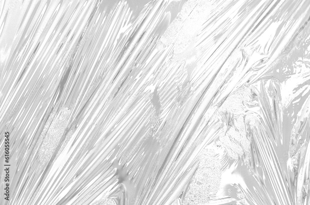 Obraz premium crumpled plastic wrap texture