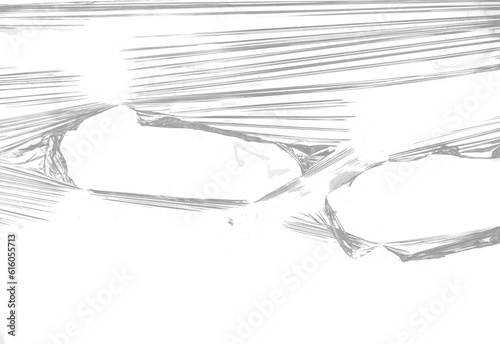 hole plastic wrap texture