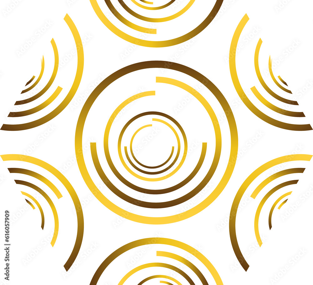 abstract gold hexagonal ornament design element abstract gold hexagonal ornament design element