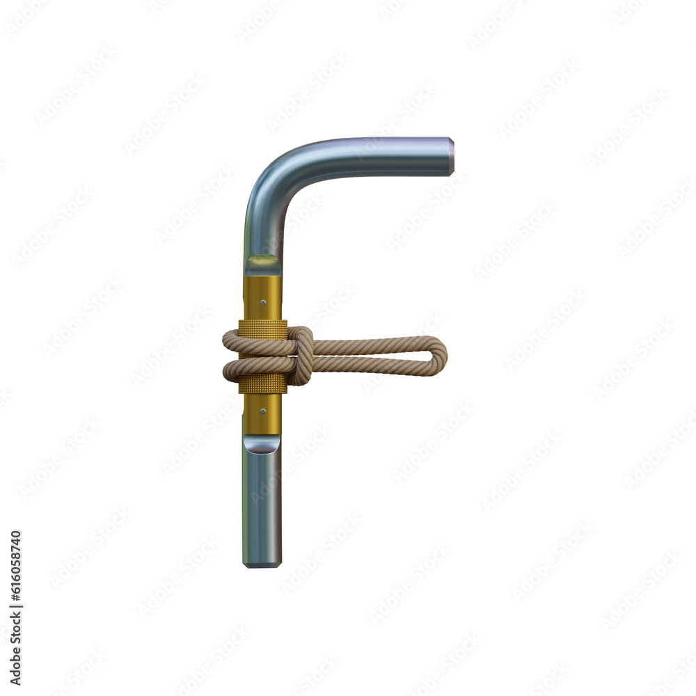 Carabiner Tech 3D Alphabet or PNG Letters Carabiner Tech 3D Alphabet or PNG Letters