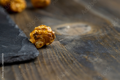 delicious sweet popcorn with lots of caramel