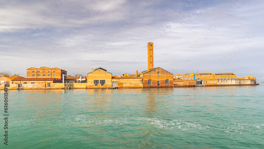 Murano island near Venice, Italy, Europe.