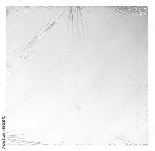 plastic wrap cover art overlay