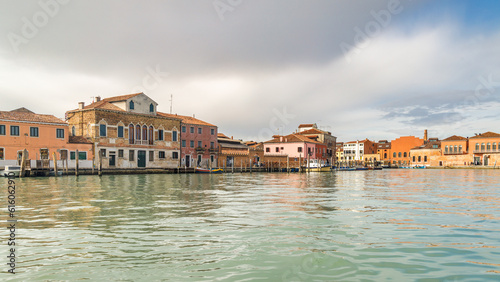 Historical buildings on The Murano island near Venice, Italy, Europe. © Viliam