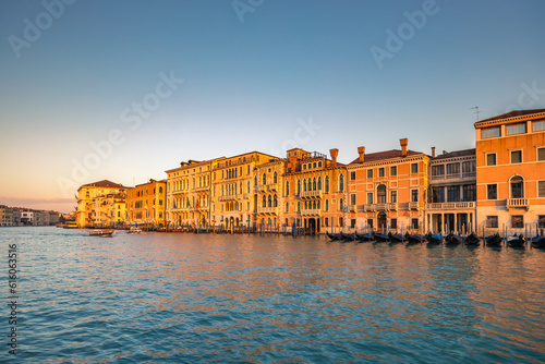 The Grand Canal in Venice at a beautiful sunny morning, Italy, Europe. © Viliam