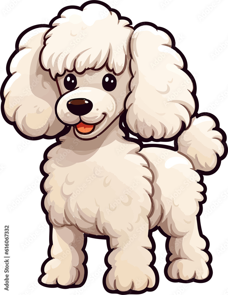 Poodle Elegance Sophisticated Dog Vector Illustration Poodle Elegance Sophisticated Dog Vector Illustration