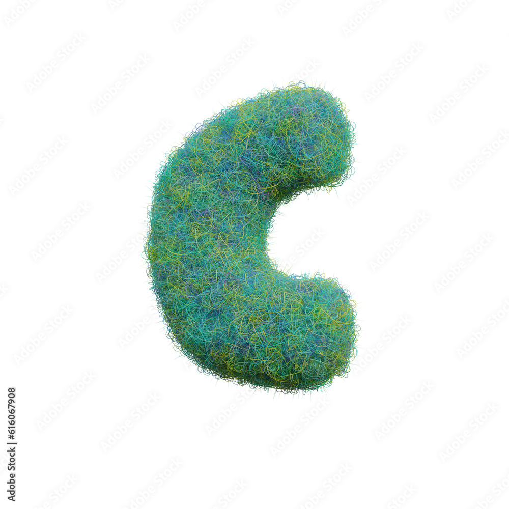 Chaos & Bold Fur 3D Alphabet or PNG Letters Chaos & Bold Fur 3D Alphabet or PNG Letters