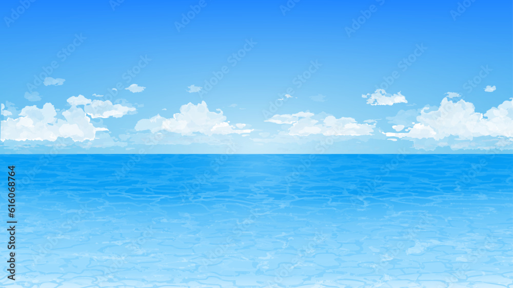 Sea and sky Illustration 2