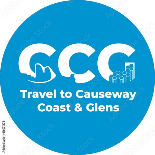 Logo Causeway Coast & Glens blue circle