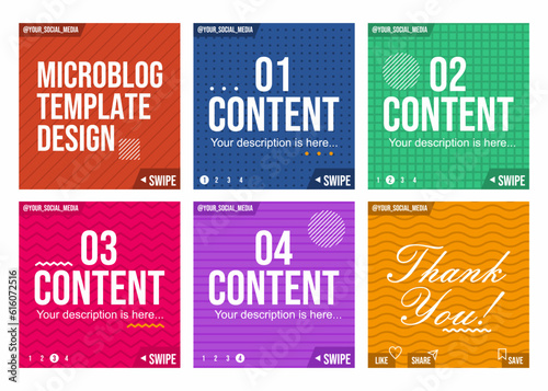 Carousel design for sosial media post 