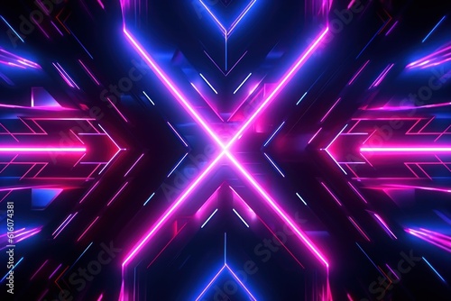 abstract digital background in cyber-punk style, ai tools generated image