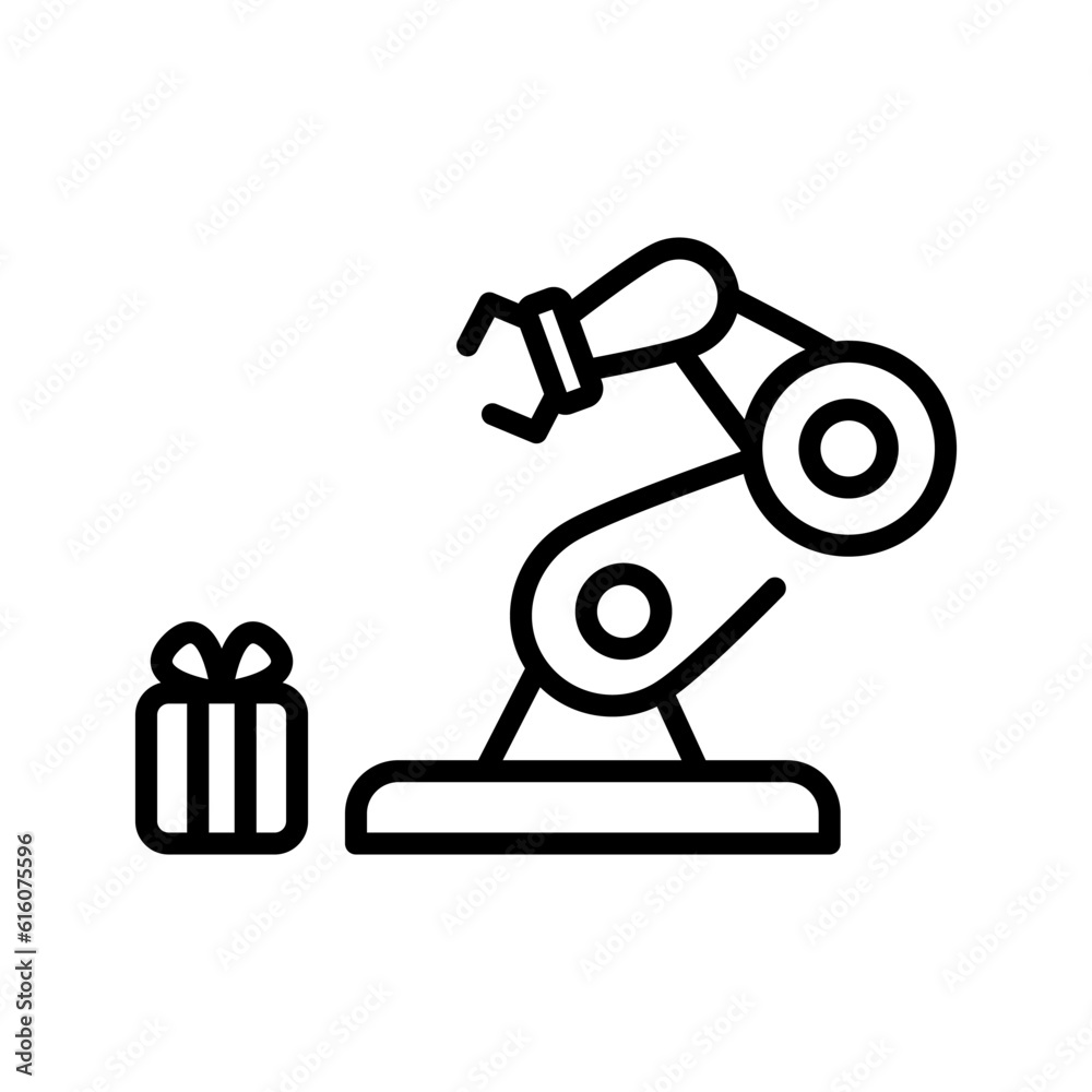 technology robotic sign symbol vector