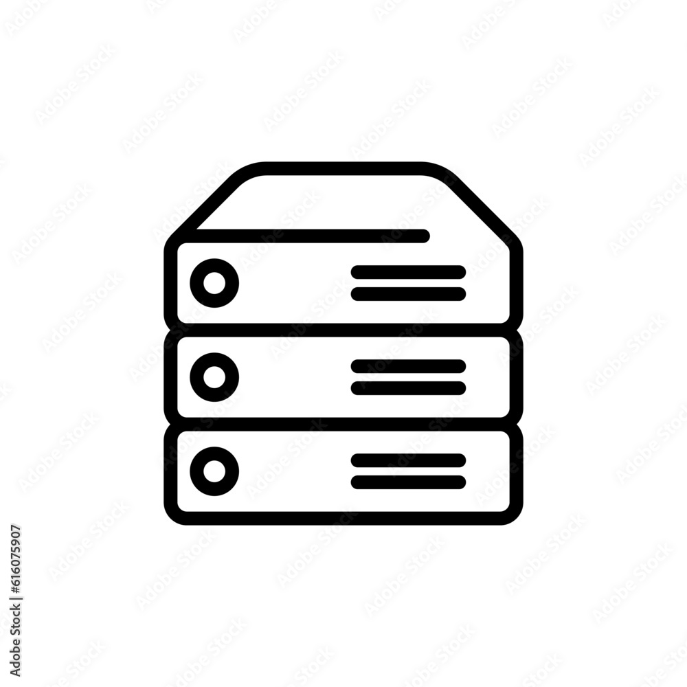 technology server sign symbol vector technology server sign symbol vector