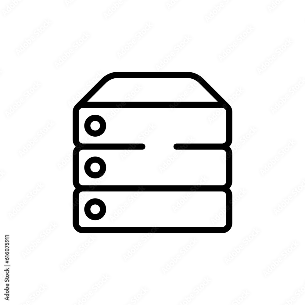 technology server sign symbol vector technology server sign symbol vector