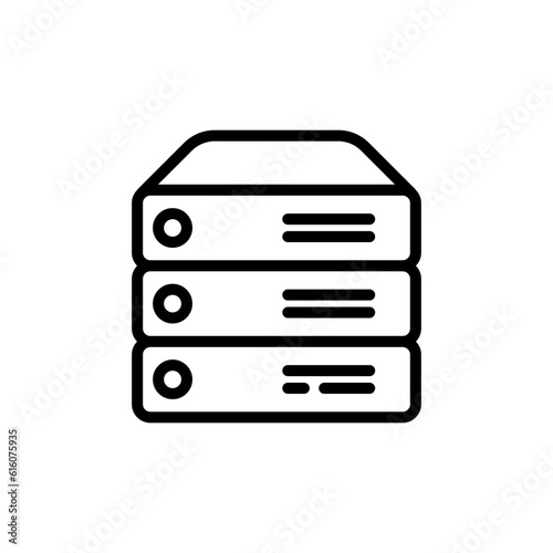 technology server sign symbol vector