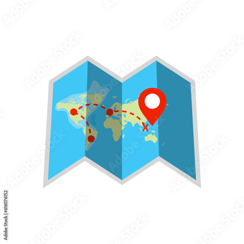 Free Download Map Illustration - GFXLoad