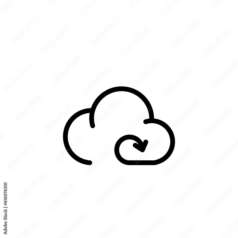technology cloud computing sign symbol vector technology cloud computing sign symbol vector