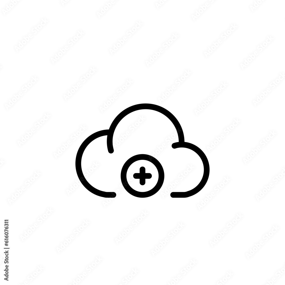 technology cloud computing sign symbol vector technology cloud computing sign symbol vector