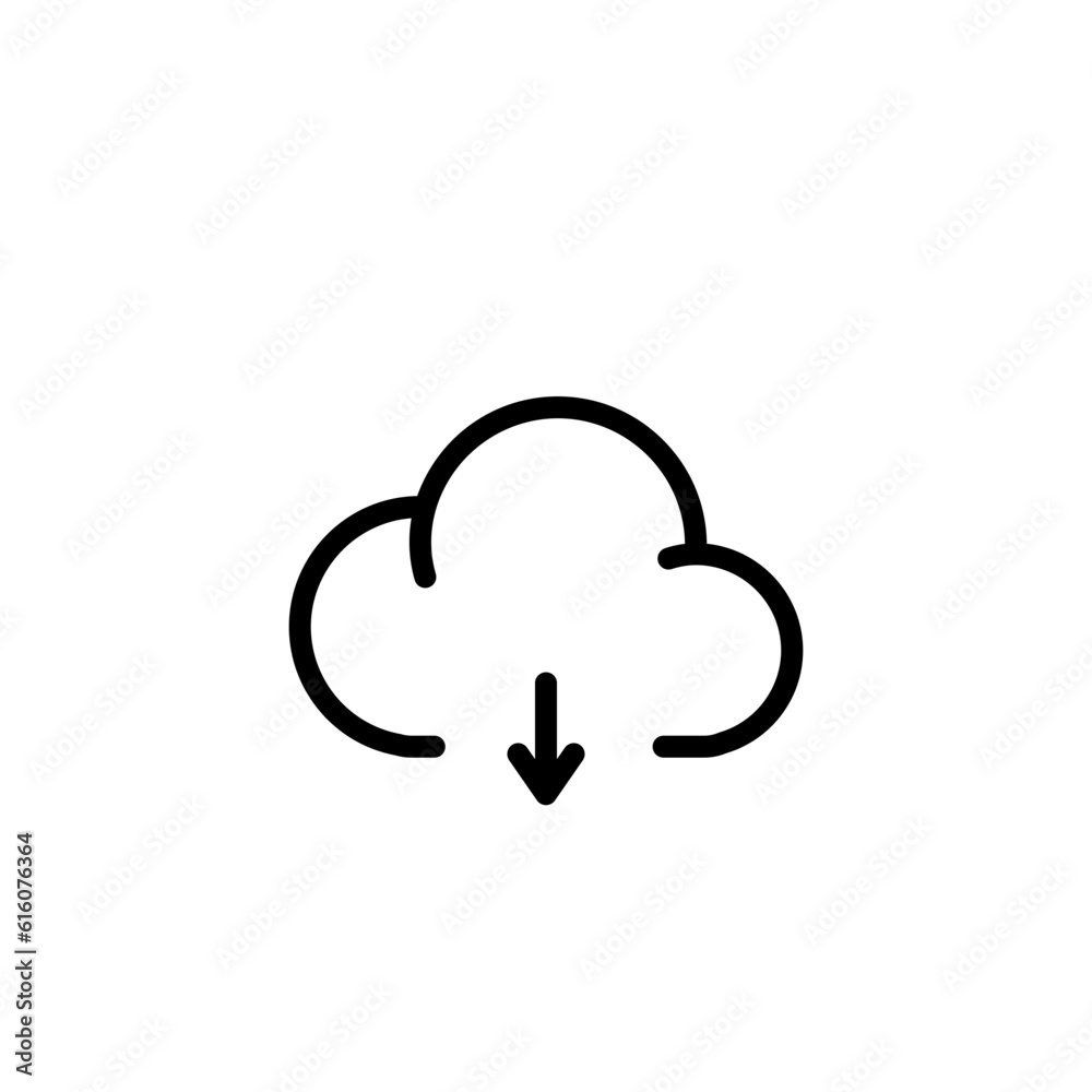 technology cloud computing sign symbol vector technology cloud computing sign symbol vector