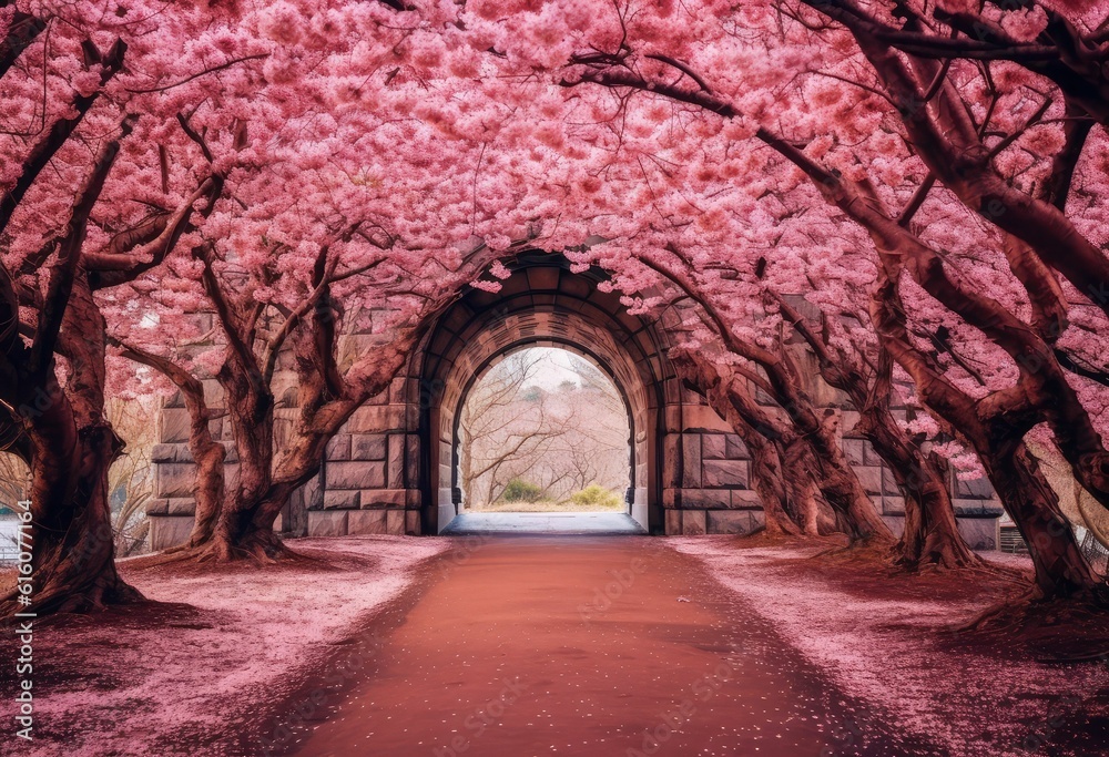 Fototapeta premium Cherry Blossom Trees