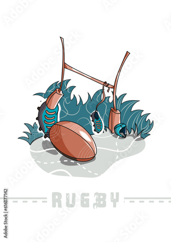 Rugby illustration