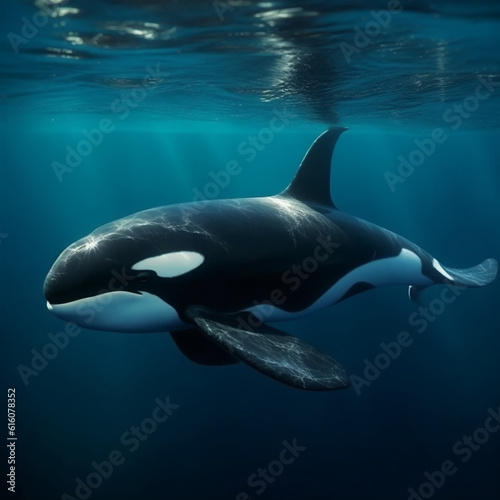 Killer Whale in the water © lichaoshu