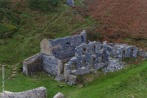 Old UK Porcelain works, ruins in the UK photo