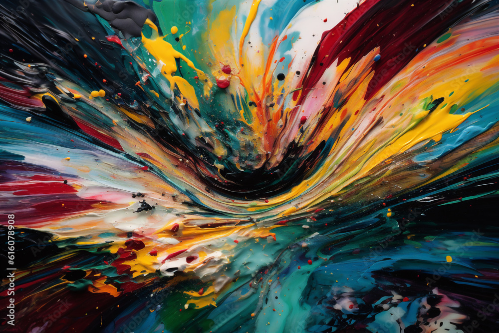 Colorful pigment ink abstract background Colorful pigment ink abstract background