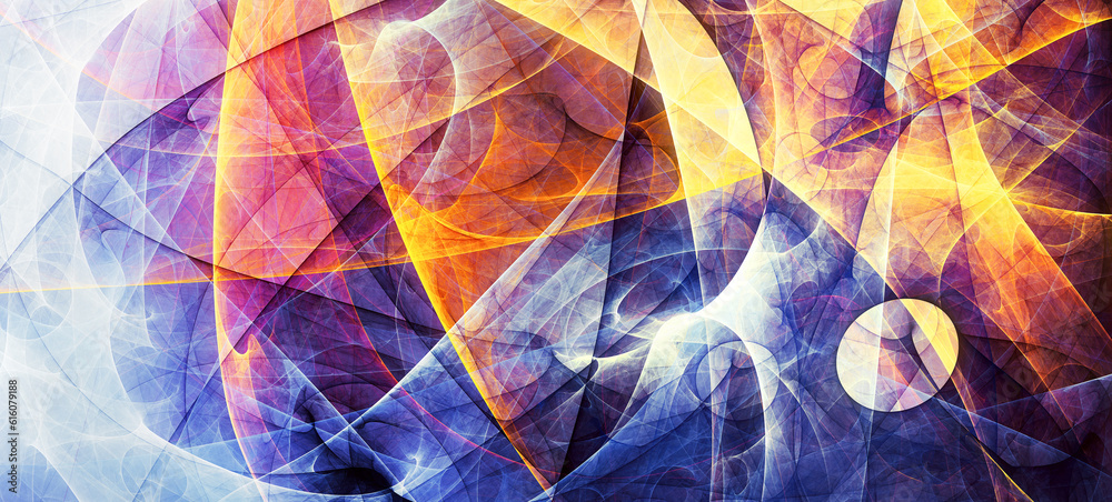 Obraz premium Bright future modern background. Abstract color texture. Modern futuristic pattern. Fractal artwork for creative graphic design