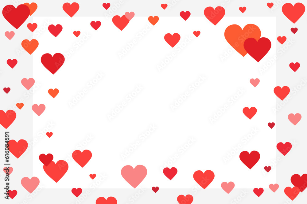 Valentines Day Background. Romance. Vector image