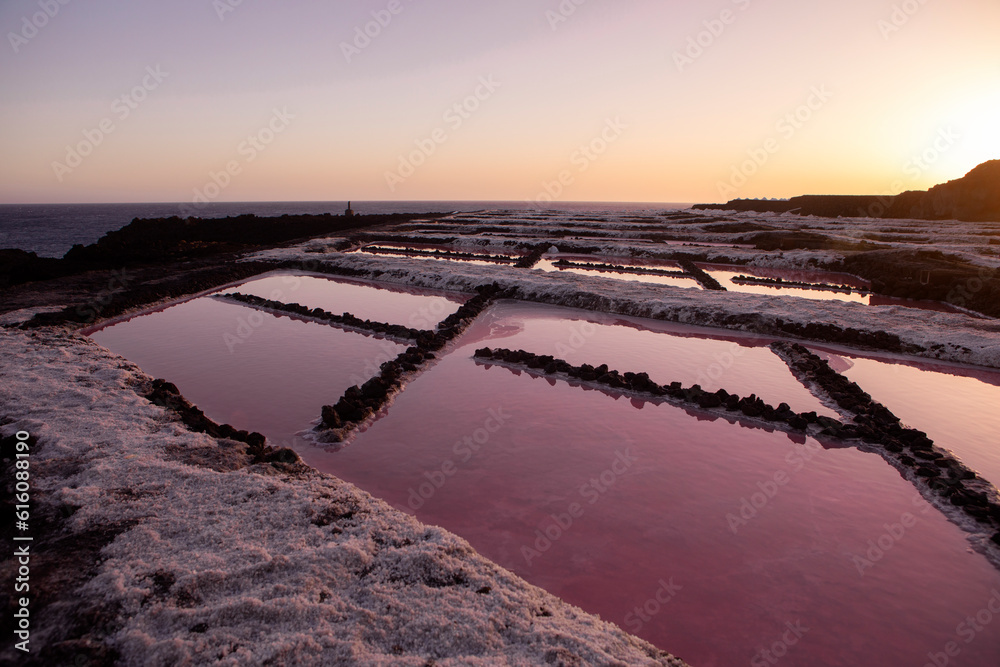 custom made wallpaper toronto digitalSalt mines on La Palma, Canary Islands, Spain.