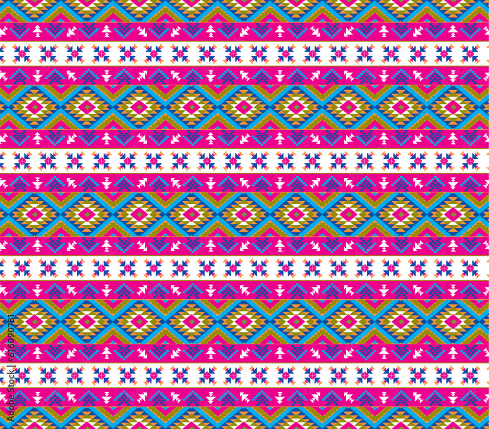 meter print pattern consisting of ethnic figures meter print pattern consisting of ethnic figures