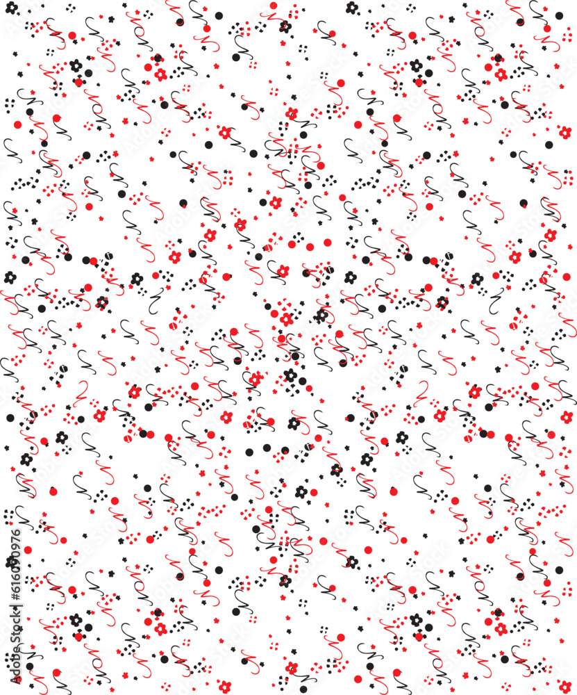 meter print pattern consisting of dots and lines