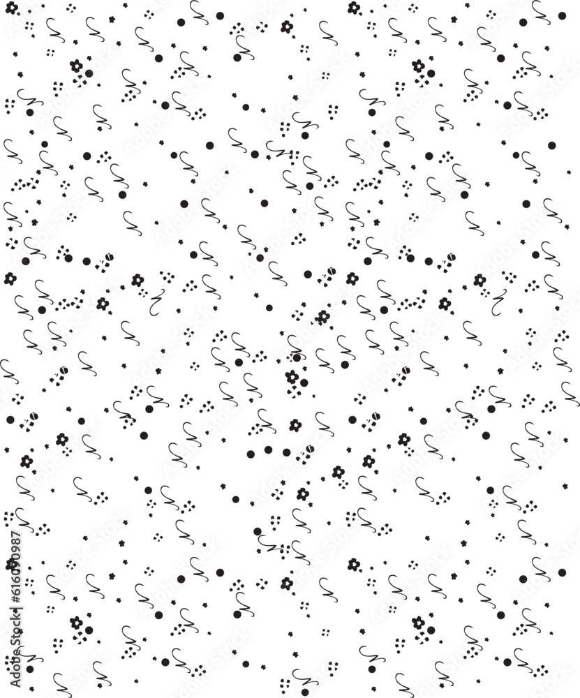 meter print pattern consisting of dots and lines