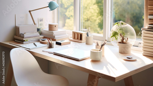 office interior, AI-generated