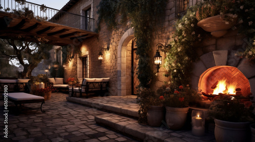 old house, AI-generated