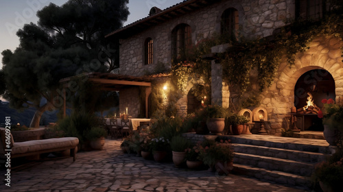 old house, AI-generated