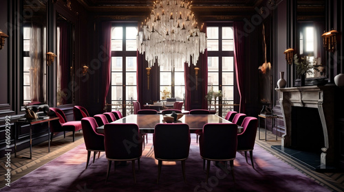 interior of restaurant, AI-generated