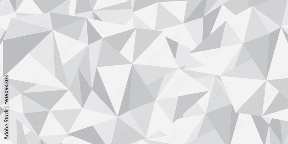 Fototapeta premium Abstract background with triangles. Geometric gray ice texture background.