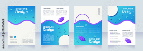Dieting plan for gastritis blank brochure layout design. Vertical poster template set with empty copy space for text. Premade corporate reports collection. Editable flyer paper pages