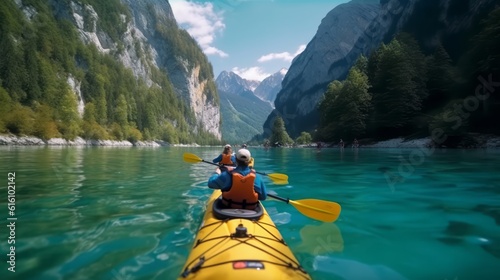 girl canoe or kayak adventure