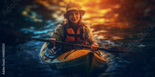 Woman Kayaking © PHdJ