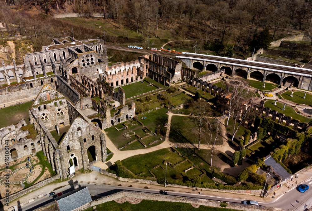 Villers-la-Ville Abbey Ruins, in Belgium