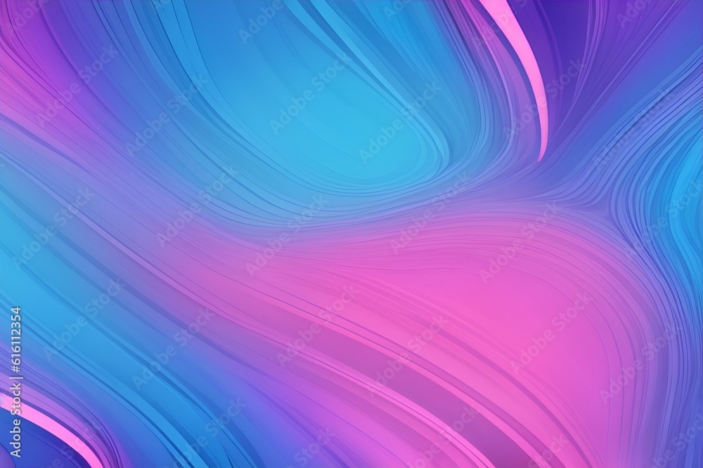 Purple pink blue color gradient background blurred futuristic illustration design. Neon colors flow, grainy texture effect. Generative AI Purple pink blue color gradient background blurred futuristic illustration design. Neon colors flow, grainy texture effect. Generative AI