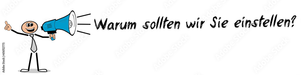 Warum sollten wir Sie einstellen? Warum sollten wir Sie einstellen?