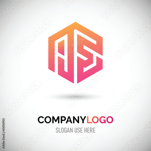 abstract logo shapes colorful design