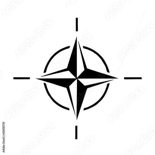 Nato flag png download Fototapet