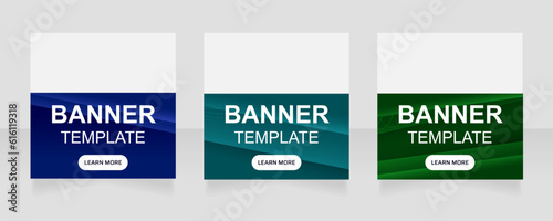 Dark color social media promotion web banner design template. Vector flyer with text space. Advertising placard with customized copyspace. Printable poster for advertising. Arial font used