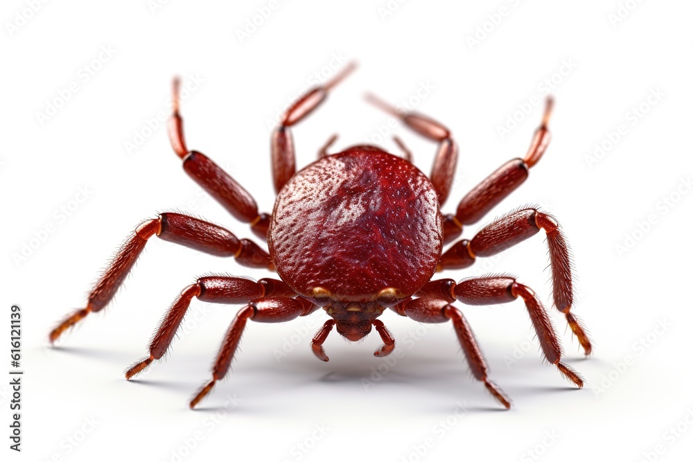 tick isolated on white background. Generated by AI tick isolated on white background. Generated by AI