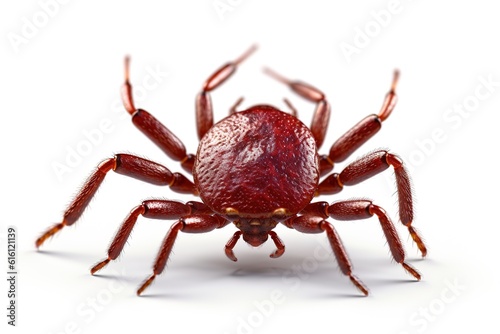 tick isolated on white background. Generated by AI